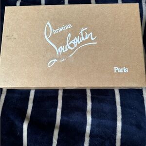 Christian Louboutin Tan Insole with Black Trim